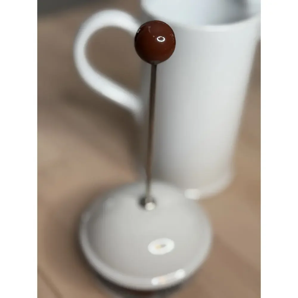 Crate & Barrel La Chocolatière Hot Chocolate Pot w/ Frother